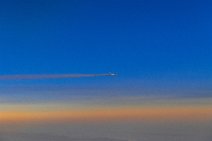 Qatar Airways Airbus A380-800 in flight during twilight 02 Qatar Airways Airbus A380-800 in flight during twilight 02