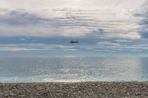 Airplane passing the beach - Nice - France 02 Airplane passing the beach - Nice - France 02