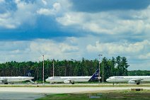 Three LUFTHANSA Airbus A321 parked near RWY 18 in EDDF - Germany Three LUFTHANSA Airbus A321 parked near RWY 18 in EDDF - Germany.jpg