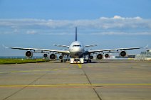 LUFTHANSA Airbus A340 on Tow with another aircraft behind - EDDF LUFTHANSA Airbus A340 on Tow with another aircraft behind - EDDF