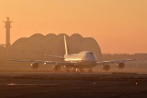 LUFTHANSA BOEING B747-8 IN MORNING LIGHT - FRANKFURT AIRPORT