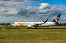 Mongolian Airlines Boeing B767 in take-off position Berlin-Tegel - Germany 02 Mongolian Airlines Boeing B767 in take-off position Berlin-Tegel - Germany 02