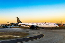 Air Canada Airbus A330 in Star Alliance livery - during sunrise in Lisbon - 01 Air Canada Airbus A330 in Star Alliance livery - during sunrise in Lisbon - 01
