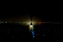 Silhouette of an aircraft on the runway - OKBK 103 Silhouette of an aircraft on the runway - OKBK 103.JPG