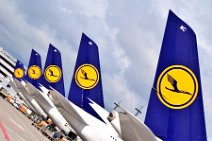 LUFTHANSA AIRBUS A380-800 TAIL PARADE 2