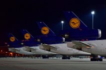 LUFTHANSA CARGO BOEING MD11 TAIL PARADE