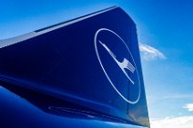 LUFTHANSA Tail in new livery LUFTHANSA Tail in new livery