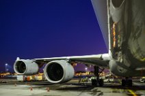Right wing with Rolls Royce trent engines of n Airbus A340-600 - EDDF - Germany Right wing with Rolls Royce trent engines of n Airbus A340-600 - EDDF - Germany.JPG