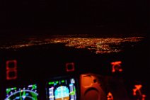 Cockpit view onto nightly Bogota - Colombia Cockpit view onto nightly Bogota - Colombia.jpg