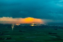 Brussels Airport EBBR in sunset light after rain - Belgium 02 Brussels Airport EBBR in sunset light after rain - Belgium 02