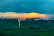 Brussels Airport EBBR in sunset light after rain - Belgium 03 Brussels Airport EBBR in sunset light after rain - Belgium 03
