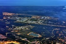 20140719_091916_aerial_KUALA_LUMPUR_INTERNATIONAL_AIRPORT_WMKK_Malaysia aerial: KUALA LUMPUR INTERNATIONAL AIRPORT (WMKK), Malaysia; in the front: SEPANG INTERNATIONAL CIRCUIT (F1 racetrack)