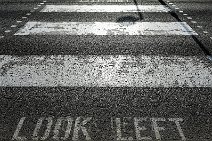 CROSSWALK across runway of Gibraltar airport CROSSWALK across runway of Gibraltar airport
