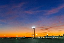 Frankfurt airport Cargo apron during sunset Frankfurt airport Cargo apron during sunset.jpg