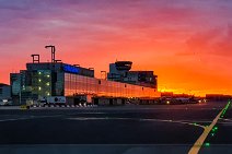 Frrankfurt airport Terminal A during sunrise - Germany Frrankfurt airport Terminal A during sunrise - Germany.jpg