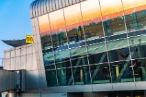 Lufthansa Airbus A320 mirroring in Kiev airport building during sunrise 2 Lufthansa Airbus A320 mirroring in Kiev airport building during sunrise 2.jpg