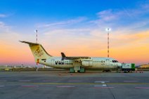 NICE de-icing training aircraft in EDDF during sunset 3 NICE de-icing training aircraft in EDDF during sunset 3.jpg