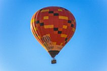 Single Hot Air Balloon in the blue sky - Mexico 02 Single Hot Air Balloon in the blue sky - Mexico 02