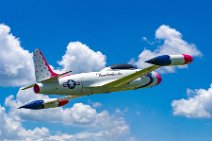 Lockheed T-33 in Thunderbirds design - in front of Florida Air Museum - Lakeland - Florida - USA 06 Lockheed T-33 in Tunderbirds design - in front of Florida Air Museum - Lakeland - Florida - USA 06.jpg