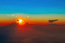 Clouds and sunset seen from the air Clouds and sunset seen from the air.jpg