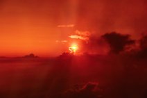 Hazy red sunset Hazy red sunset.jpg