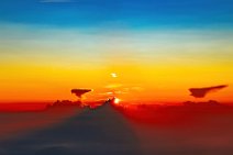 Sunset and cloud shadow Sunset and cloud shadow.jpg