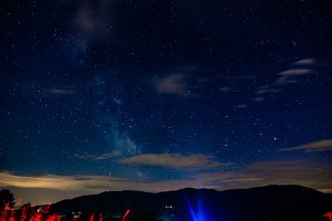 02 MILKY WAY OVER CARINTHIA - AUSTRIA