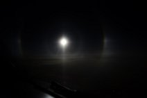 FULL MOON HALO FROM THE FLIGHTDECK 1 FULL MOON HALO FROM THE FLIGHTDECK 1