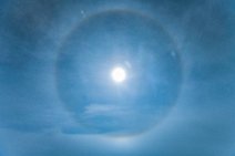 HALO in blue sky HALO in blue sky