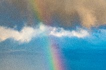 Rainbow over the sea - seen from Stromboli island - Italy 02 Rainbow over the sea - seen from Stromboli island - Italy 02.jpg