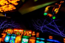 Saint Elmos fire on a cockpit window 26