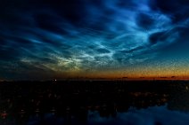 Noctilucent clouds over Copenhagen during midsummer night - Denmark 07 Noctilucent clouds over Copenhagen during midsummer night - Denmark 07