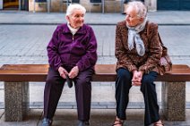 Two old ladies on a bench - Krakow - Poland Two old ladies on a bench - Krakow - Poland.jpg