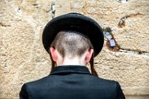 Praying men at the Western Wall - Jerusalem - Israel 48 Praying men at the Western Wall - Jerusalem - Israel 48