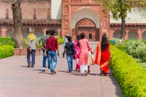 Group of Indian people at Agra Fort - Agra - india Group of Indian people at Agra Fort - Agra - india.jpg