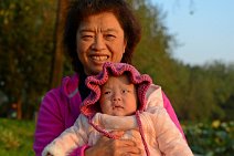 CHINESE GRANDMA WITH BABY - NANJING - CHINA 1 CHINESE GRANDMA WITH BABY - NANJING - CHINA 1