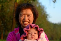 CHINESE GRANDMA WITH BABY - NANJING - CHINA 2 CHINESE GRANDMA WITH BABY - NANJING - CHINA 2