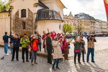 Chinese tourist group on main market square - Krakow - Poland Chinese tourist group on main market square - Krakow - Poland.jpg