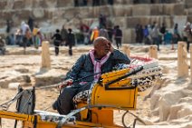 Horse carriage driver at the Pyramids of Giza - Cairo - Egypt Horse carriage driver at the Pyramids of Giza - Cairo - Egypt