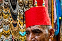 Man with red fez and water pipe - Chan El Chalili bazaar - Cairo - Egypt 04 Man with red fez and water pipe - Chan El Chalili bazaar - Cairo - Egypt 04