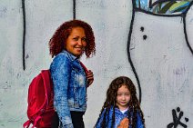 Mother and daughter in front of graffiti - Bogota - Colombia 01 Mother and daughter in front of graffiti - Bogota - Colombia 01.jpg