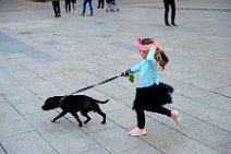 DOG WITH LITTLE GIRL DOG WITH LITTLE GIRL