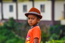 Little boy with hat - Malaysia Little boy with hat - Malaysia
