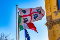 Flags of Sardinia and Italy and Europe - Olbia - Sardinia - Italy Flags of Sardinia and Italy and Europe - Olbia - Sardinia - Italy.jpg