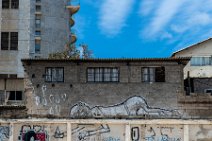 Graffiti - sleeping man - Tel Aviv - Israel Graffiti - sleeping man - Tel Aviv - Israel