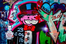 Monopoly Man Graffiti - Notting Hill - London - United Kingdom Monopoly Man Graffiti - Notting Hill - London - United Kingdom