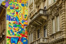 Wall with graffiti and streetart - Budapest - Hungary 01 Wall with graffiti and streetart - Budapest - Hungary 01.jpg