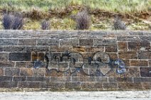 Graffiti on the Hessenwall - Spiekeroog - Germany 02 Graffiti on the Hessenwall - Spiekeroog - Germany 02