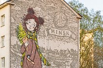 Minsk painting with a girl on a house wall - Minsk - Belarus Minsk painting with a girl on a house wall - Minsk - Belarus.jpg