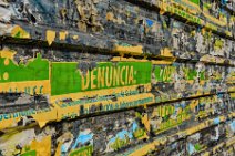 Ragged stickers on a wall - Bogota - Colombia Ragged stickers on a wall - Bogota - Colombia.jpg